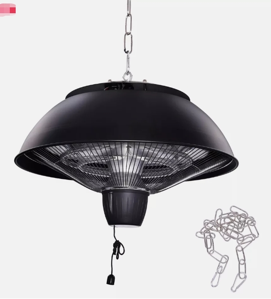 Wall mounted patio heater