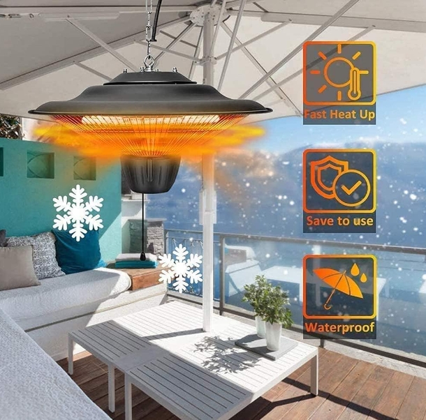 IPX4 splash proof heater